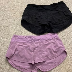 2 Pairs of Lululemon Shorts